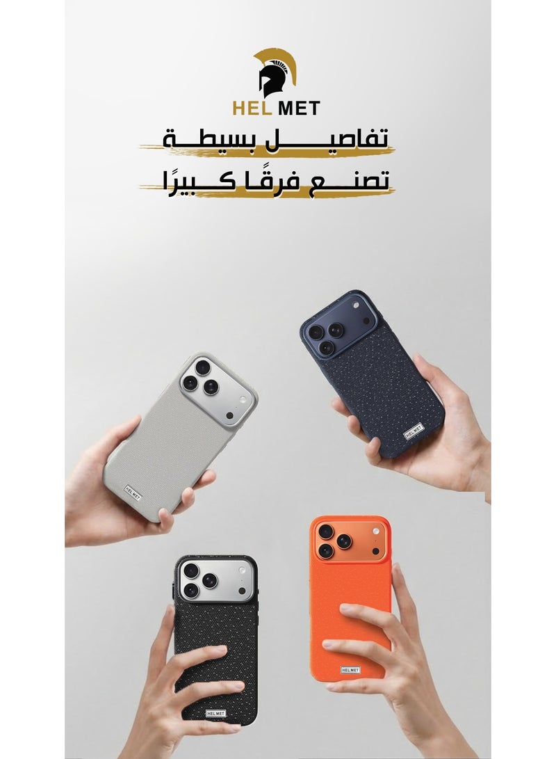هيلمت جراب HELMET LOXE الجلدي MagSafe (آيفون 17 Air، أبيض) - Image 4